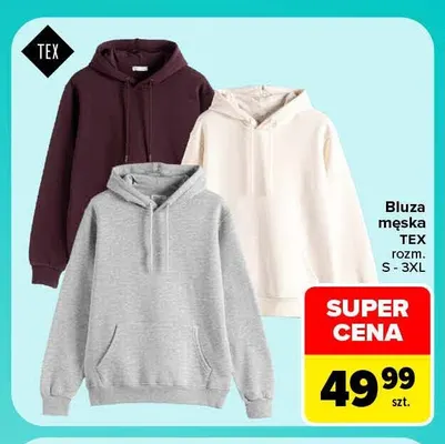 Bluza męska TEX promocja w Carrefour