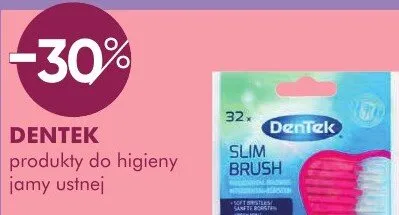 Szczoteczki międzyzębowe DENTEK Slim Brush różn. 1 (0,45 mm), 32 szt. szczoteczki międzyzębowe Slim Brush różn. 1 (0,45 mm), 32 szt. promocja w Makro