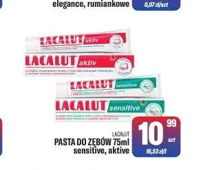 Pasta do zębów Lacalut Sensitive promocja w Tomi Markt
