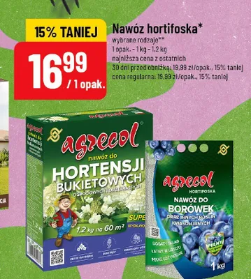 Nawóz hortifloska wybrane rodzaje promocja w POLOmarket