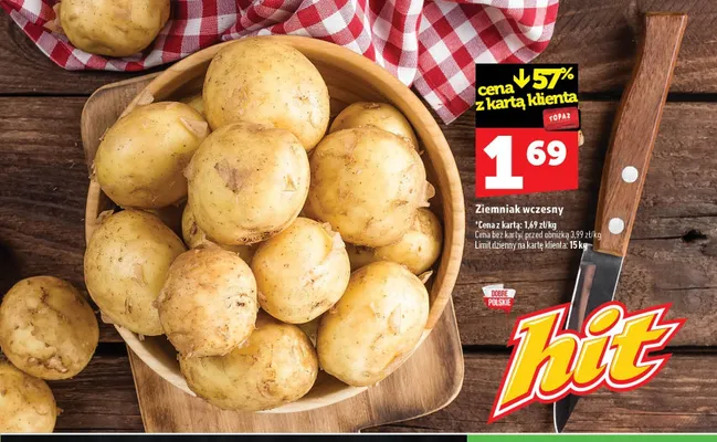 Ziemniak wczesny promocja w TOPAZ