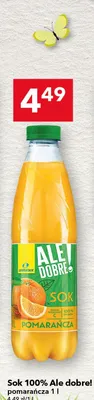 Sok 100% pomarańcza promocja w LEWIATAN
