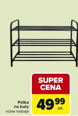 Półka na buty różne rodzaje promocja w Carrefour