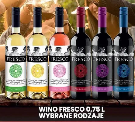 Wino Fresco 0,75L niebieskie promocja w Wafelek
