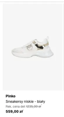 Sneakersy niskie Pinko białe promocja w Lounge by Zalando