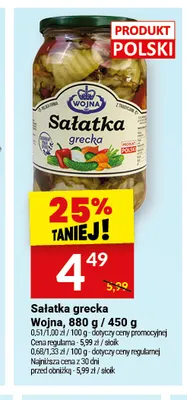 Sałatka grecka Wojna promocja w Twój Market