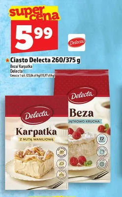 Ciasto Beza Delecta promocja w TOPAZ