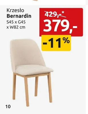 Krzesło Bernardin promocja w Black Red White