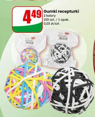 Gumki recepturki promocja w Dino
