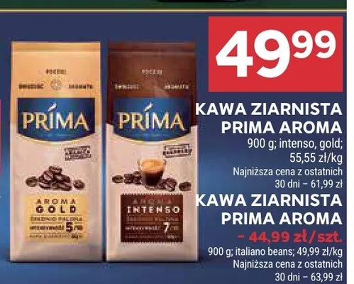 Kawa ziarnista Prima Aroma Italiano Beans promocja w Stokrotka
