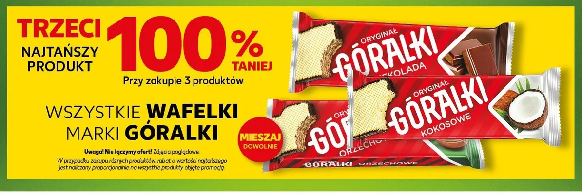Wafelek Góralki Oryginał orzechowe promocja w Kaufland