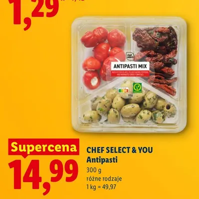 Antipasti Chef Select & You promocja w Lidl