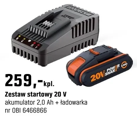 Zestaw startowy 20 V promocja w OBI