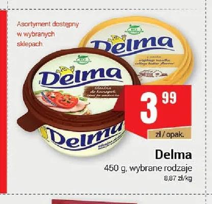 Margaryna Delma o smaku wiejskiego masła promocja w Premium Nasz Sklep