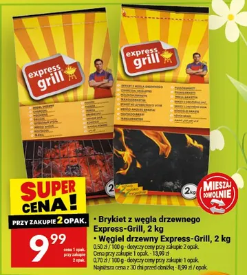Brykiet z węgla drzewnego Express-Grill promocja w Twój Market