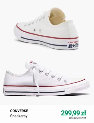 Sneakersy Converse promocja w Deichmann