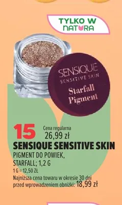 Pigment do powiek Sensique Sensitive Skin Starfall promocja w Drogerie Natura