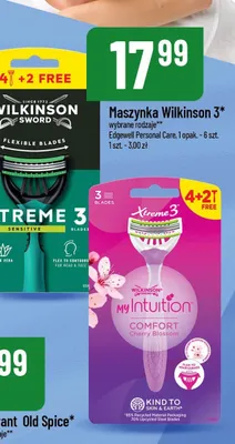 Maszynka wybrane rodzaje Wilkinson 3 promocja w POLOmarket