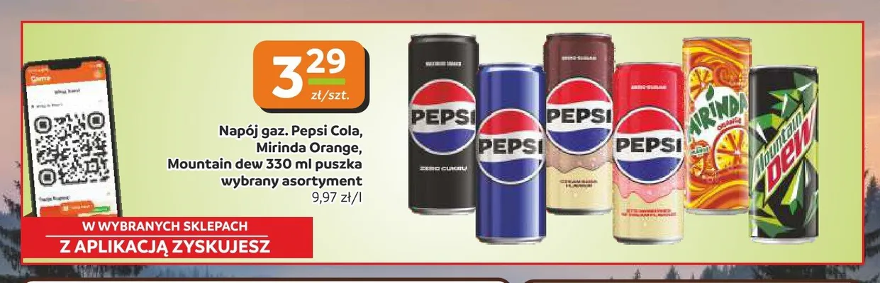 Napój gazowany Mountain Dew promocja w Gama