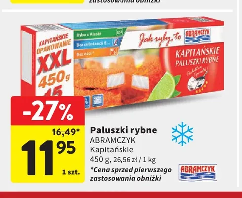 Paluszki rybne Kapitańskie Abramczyk promocja w Intermarche