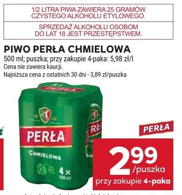 Piwo chmielowa promocja w Stokrotka