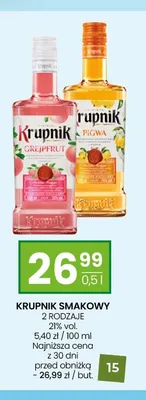Likier Krupnik Pigwa promocja w Twój Market