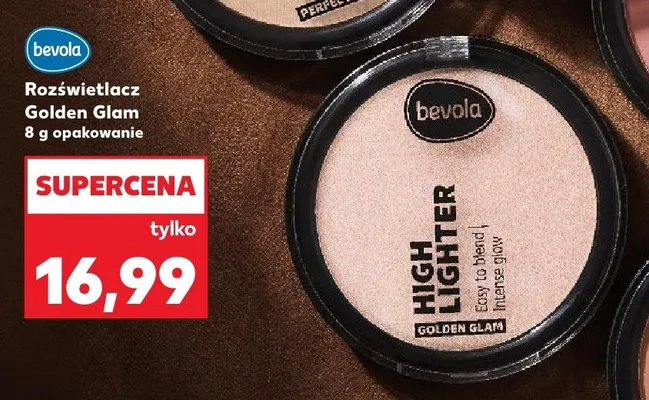 Rozświetlacz bevola Golden Glam promocja w Kaufland