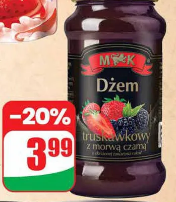 Dżem truskawkowy z morwą czarną promocja w Dino