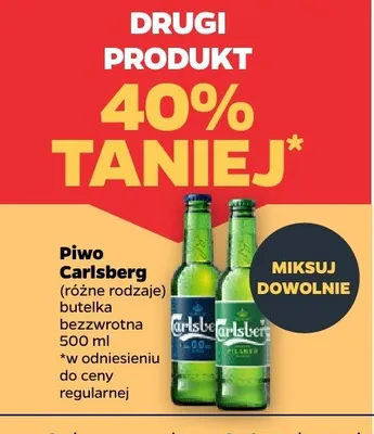 Piwo różne rodzaje butelka bezczwrotna promocja w Netto