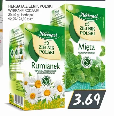 Herbata Zielnik Polski rumianek promocja w Słoneczko
