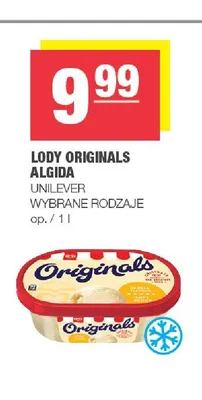 Lody Originals Algida promocja w SPAR