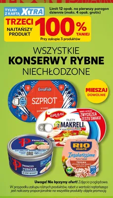 Konserwy rybne niechłodzone promocja w Kaufland