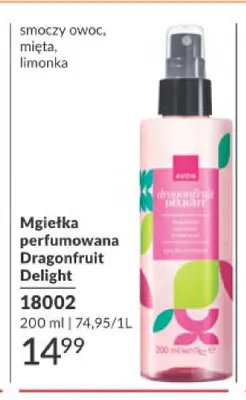 Mgiełka perfumowana Avon Dragonfruit Delight promocja w AVON