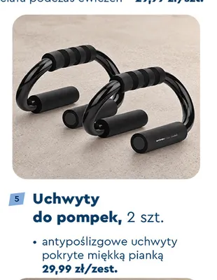 Uchwyty do pompek Spokey 2-pak promocja w Biedronka
