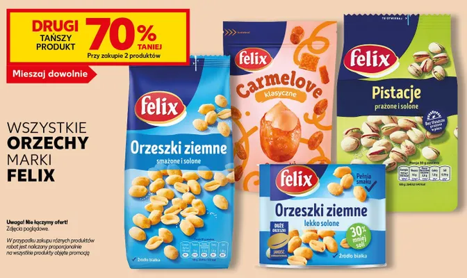 Orzechy marki Felix promocja w Kaufland