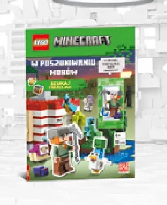 Książka LEGO Minecraft W poszukiwaniu mobów promocja w Empik
