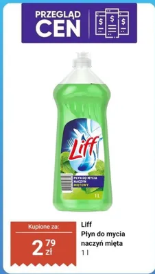 Płyn do mycia naczyń miętowy promocja w Dino