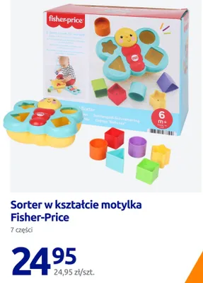 Sorter w kształcie motylka Fisher-Price promocja w Action