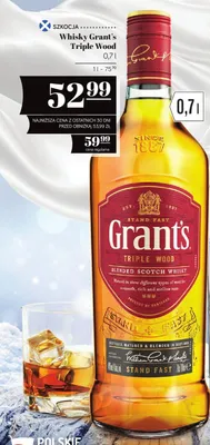 Whisky Triple Wood promocja w POLOmarket