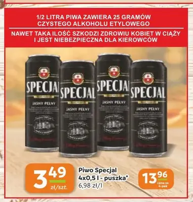 Piwo Specjal 4-pak promocja w Gama
