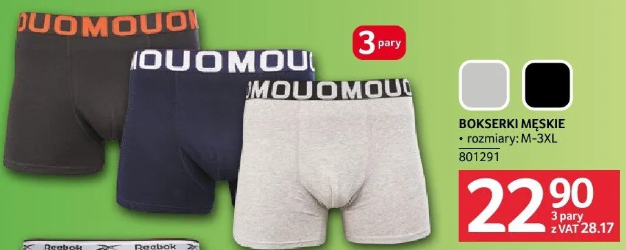 Bokserki męskie promocja w Selgros