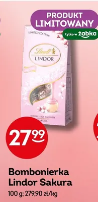 Bombonierka Lindor Sakura promocja w Żabka