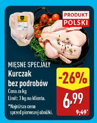Kurczak bez podrobów promocja w Aldi