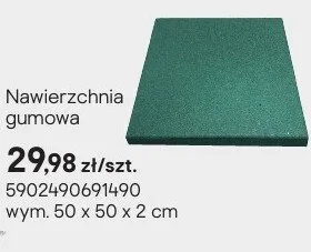 Nawierzchnia gumowa promocja w Castorama
