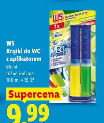 Krążki do WC z aplikatorem promocja w Lidl