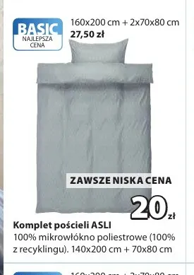 Komplet pościeli Asli 160x200 cm + 2x70x80 promocja w Jysk