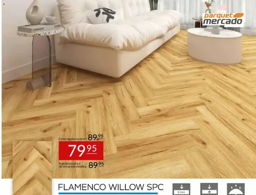 Panele winylowe Flamenco Willow SPC promocja w Abra Meble