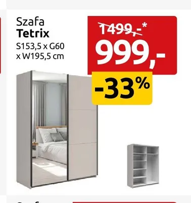 Szafa Tetrix promocja w Black Red White
