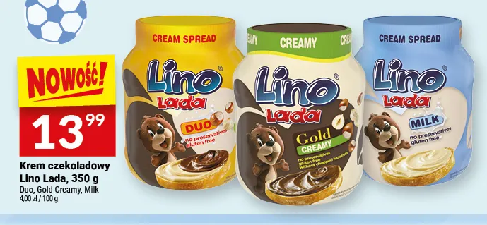 Krem czekoladowy Gold Creamy Lino Lada promocja w Twój Market