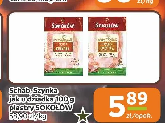 Schab jak u dziadka plastry SOKOŁÓW promocja w Społem Częstochowa
